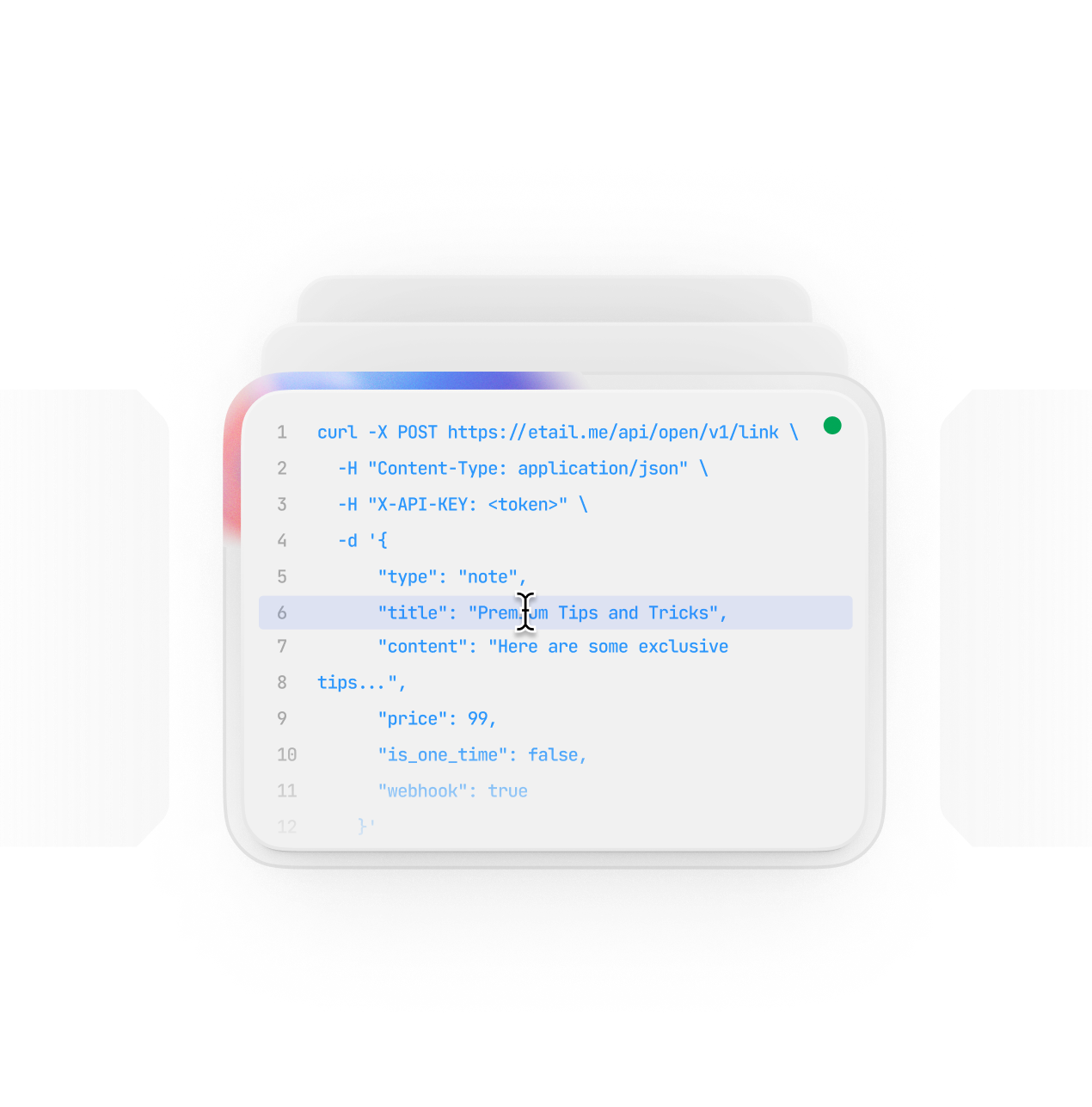 Simple & powerful API