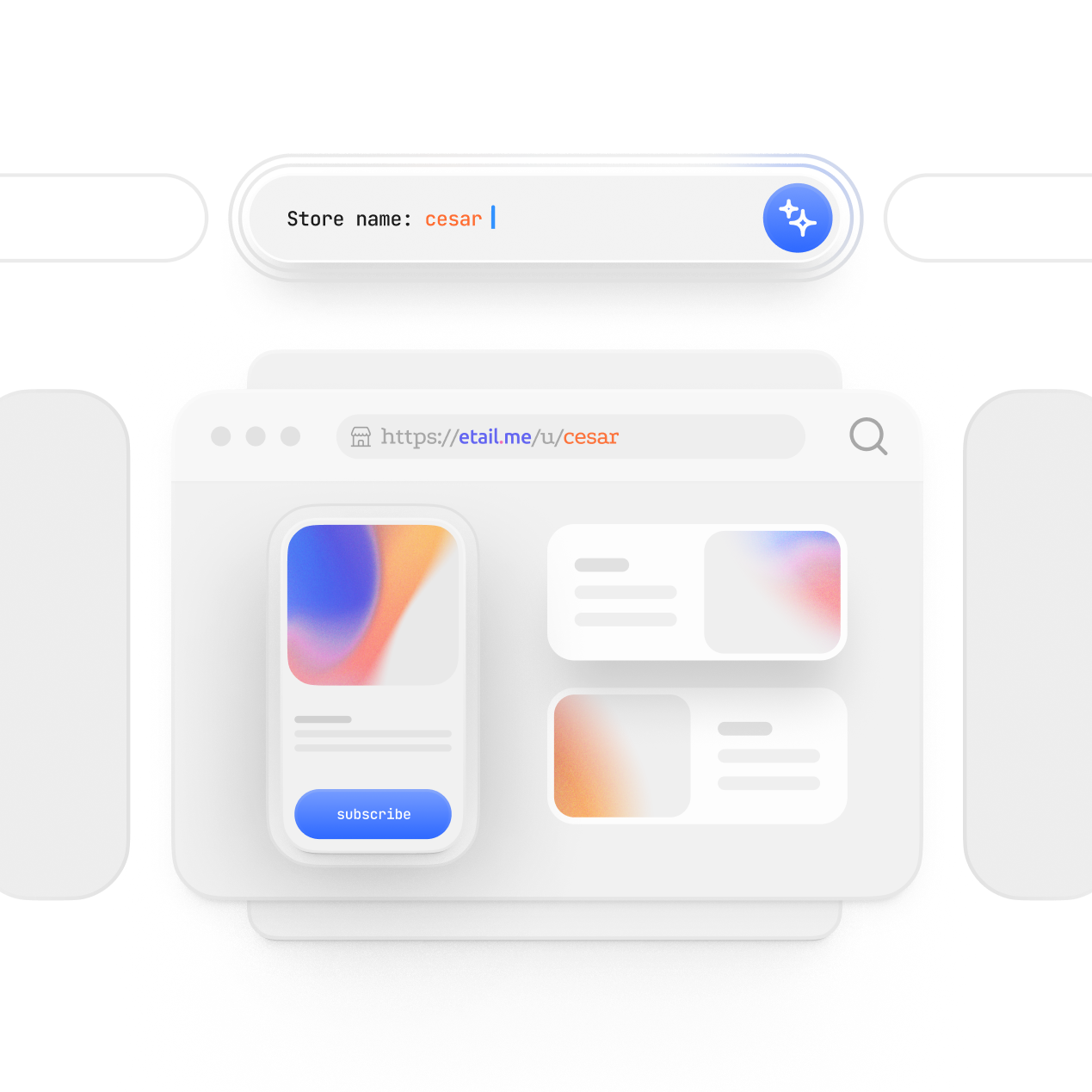 Store creation simplified